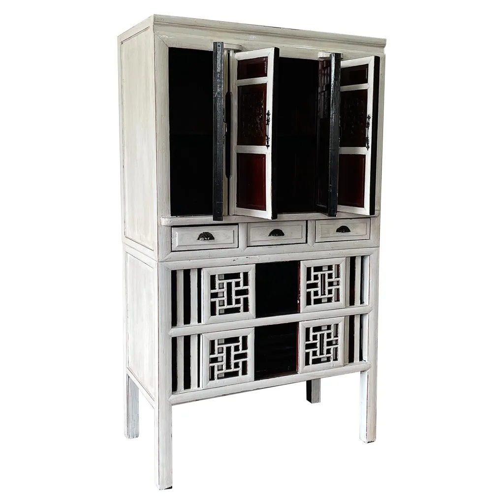 Kast van hout wit — Foto 3