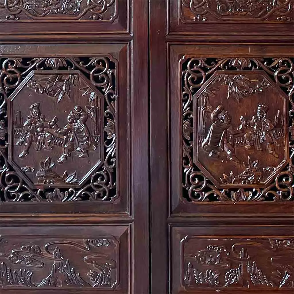 Kast van hout bruin — Foto 2