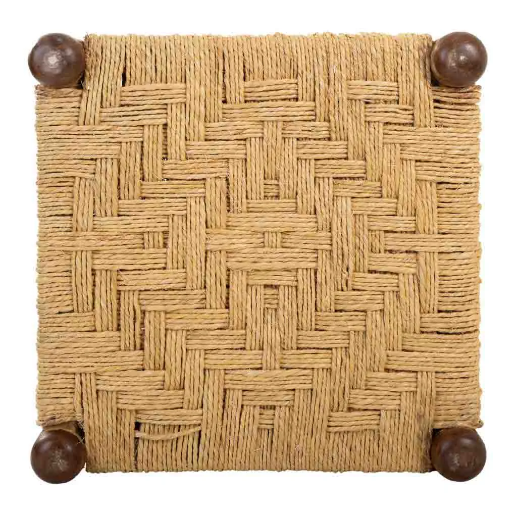 Wood rope bench – natural / brown — Photo 3