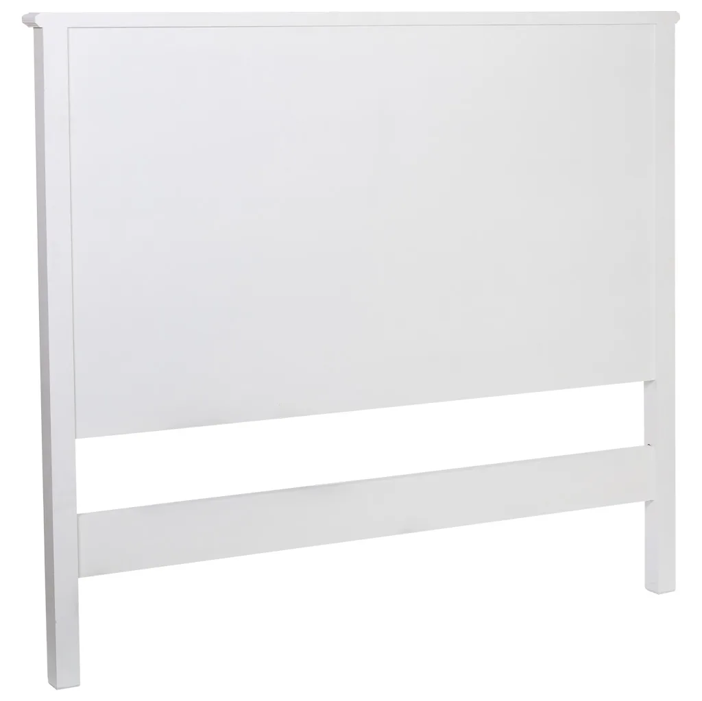 Wood headboard bed – white — Photo 4