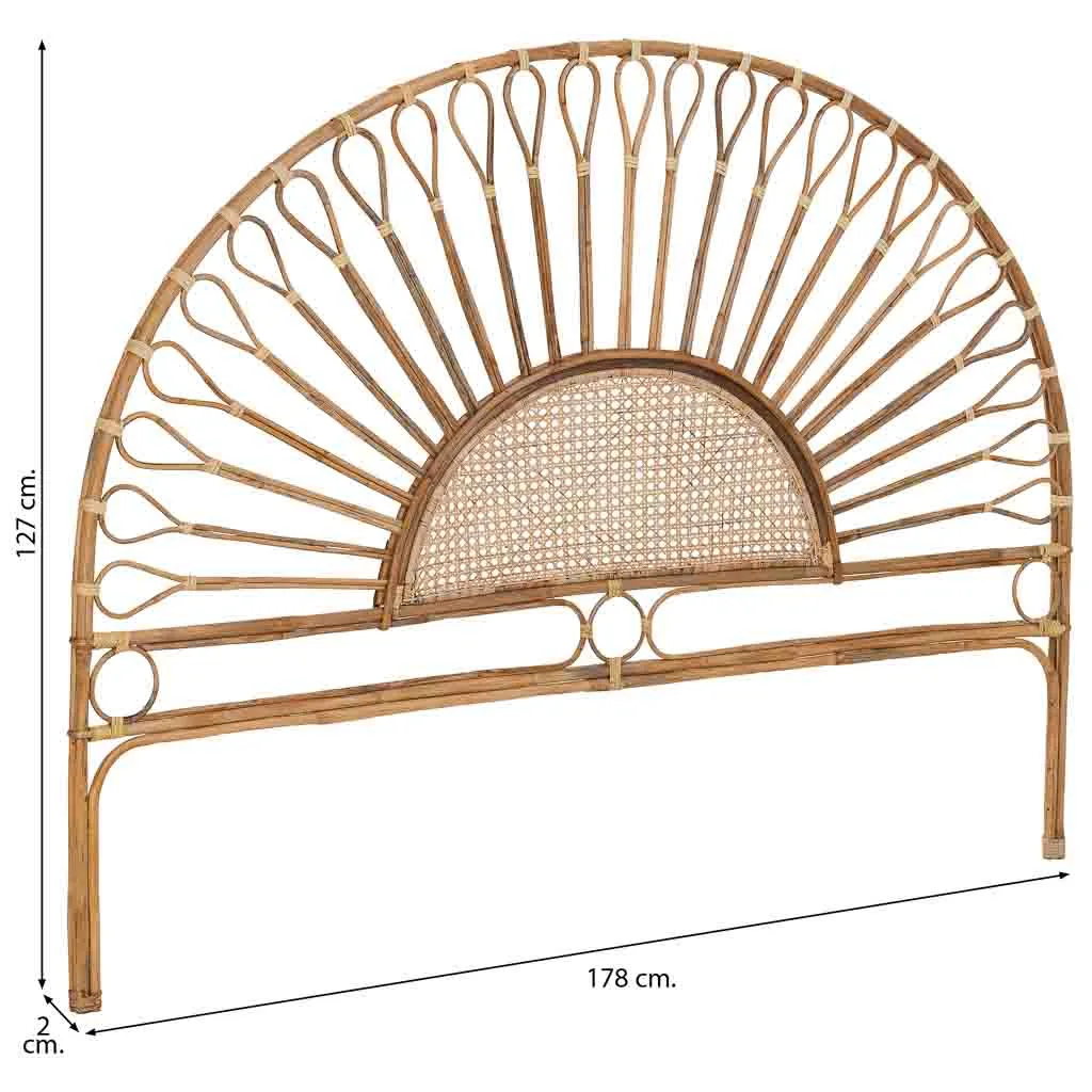 Cane headboard bed — Photo 4
