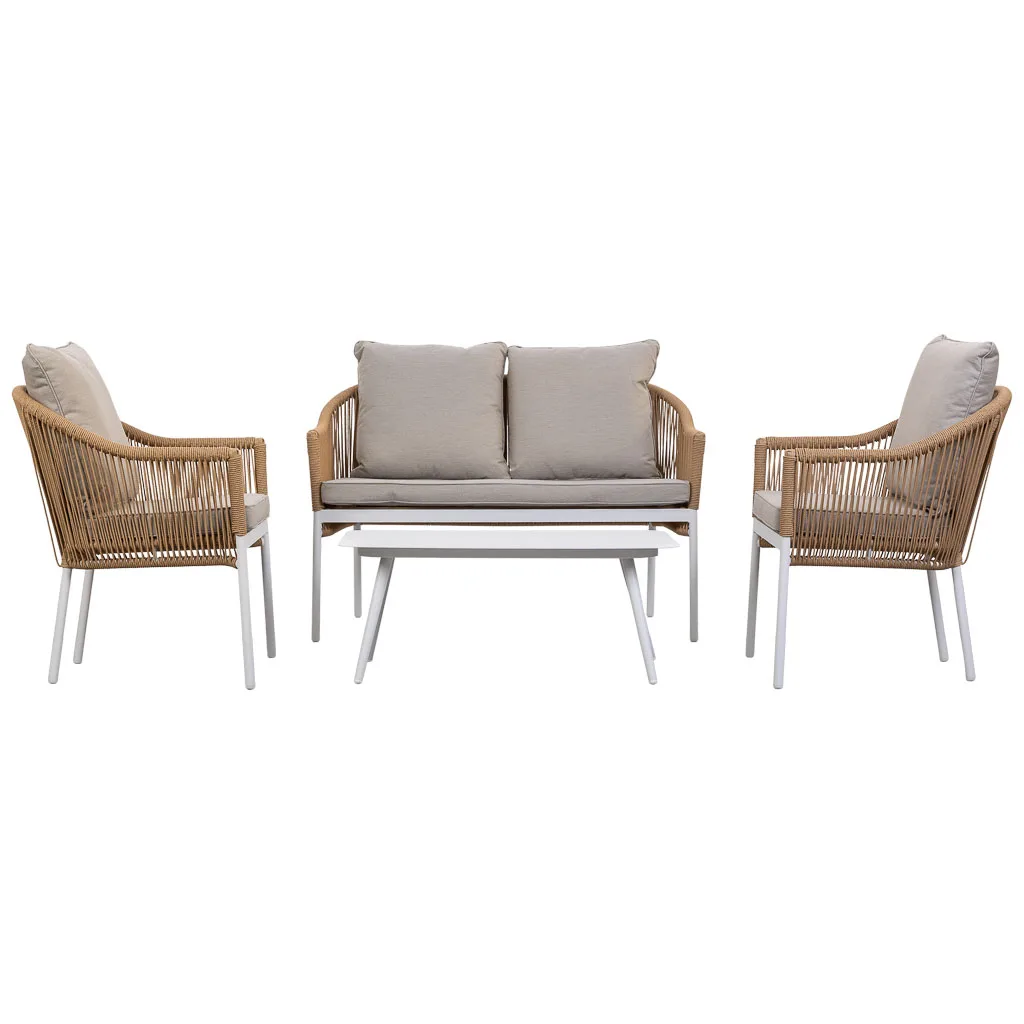 Mesa sofá sillón beige — Foto 3