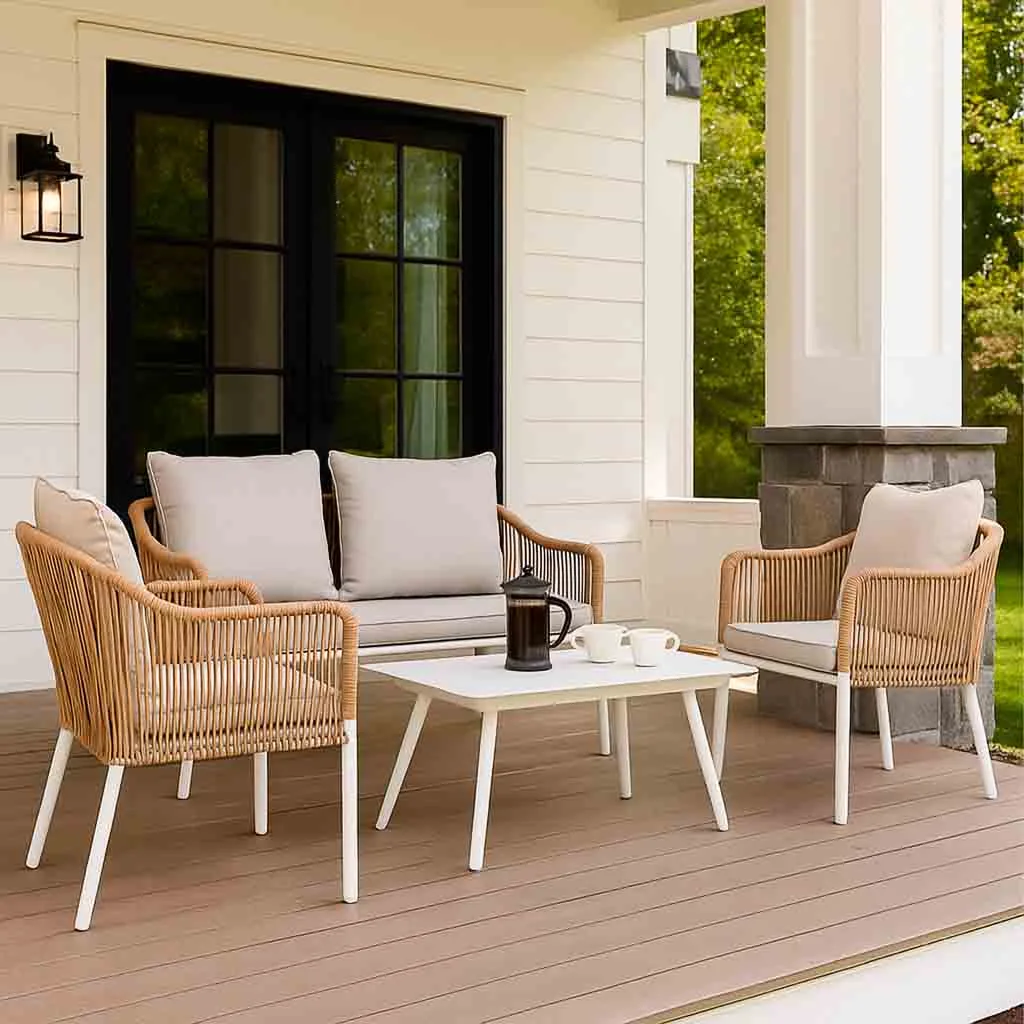 Table sofa armchair – beige — Photo 2