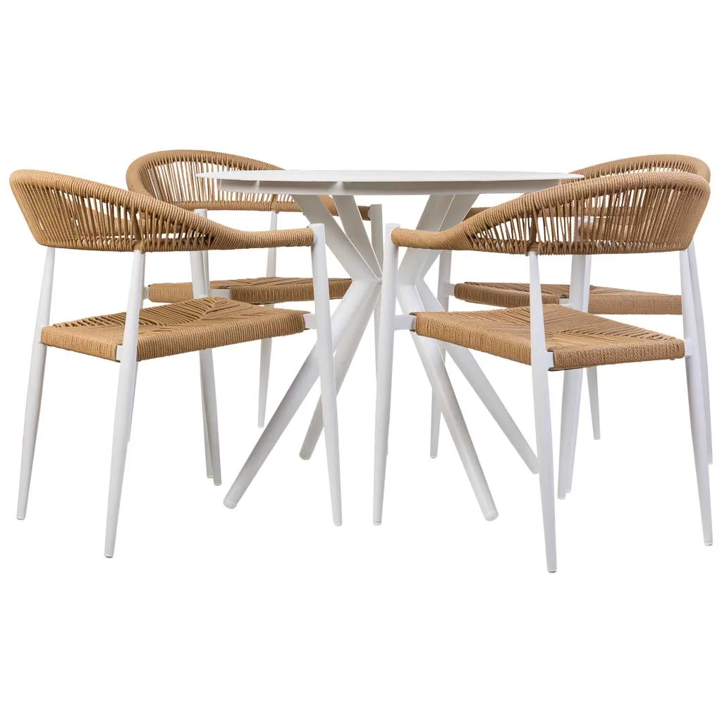 Set table chairs table – beige — Photo 3
