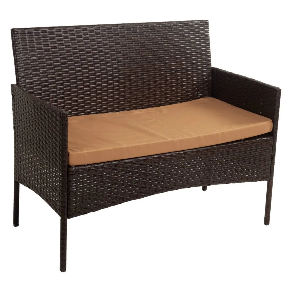 Mesa sofá sillón marrón — Foto 4