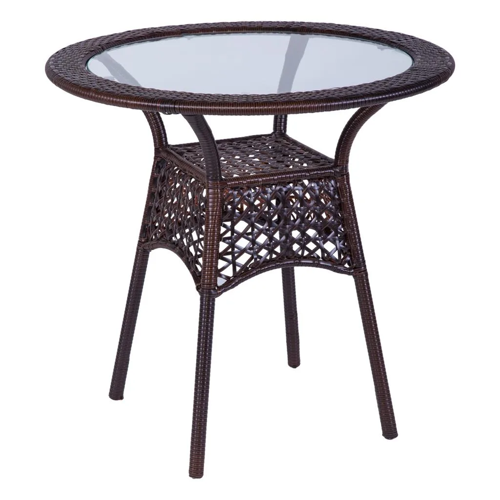 Table chaises en métal marron — Photo 3