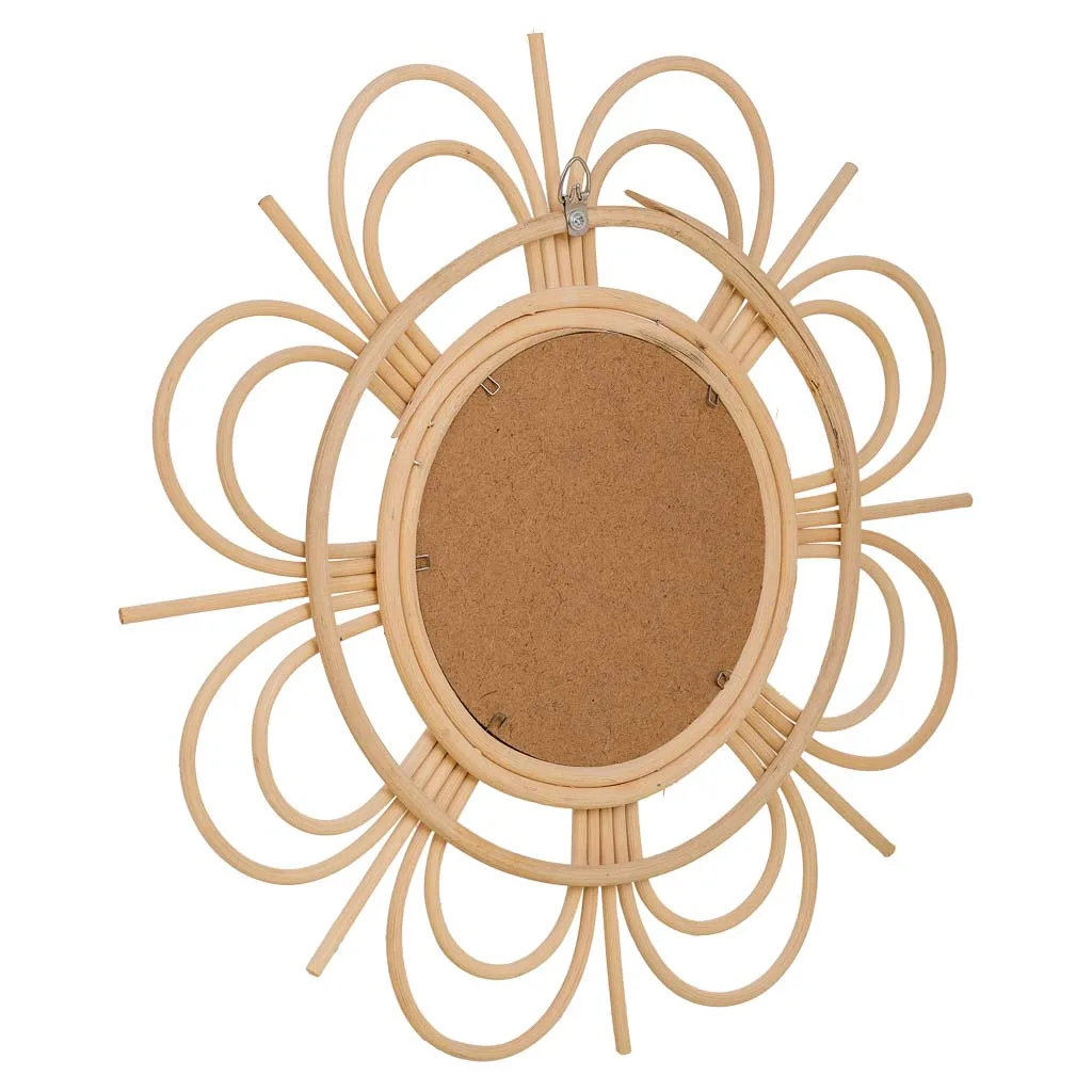 Bamboo mirror – brown — Photo 4