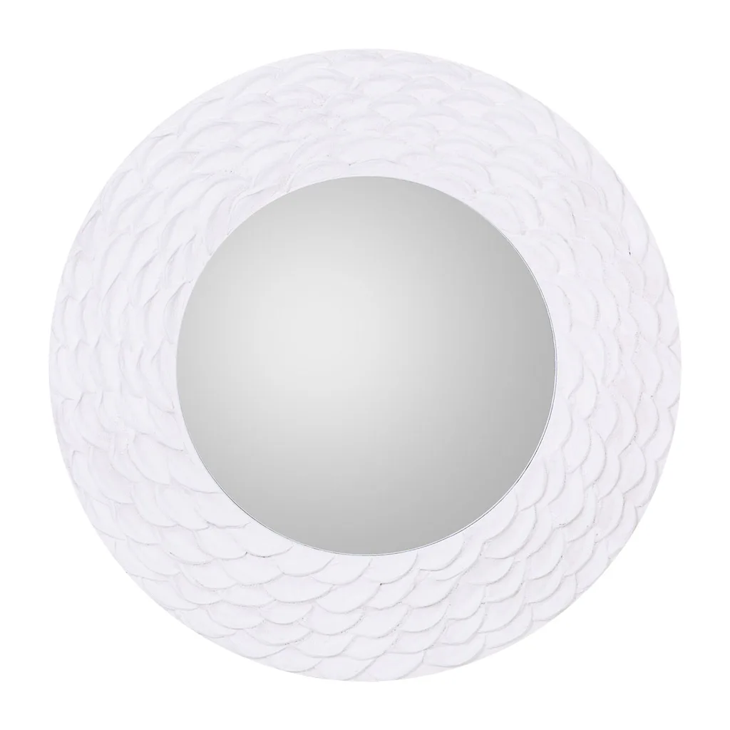 Embossed mirror – white — Photo 2