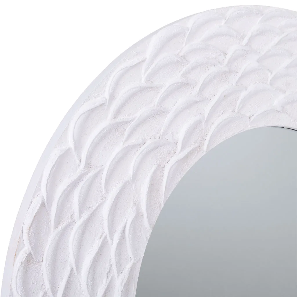 Embossed mirror – white — Photo 3