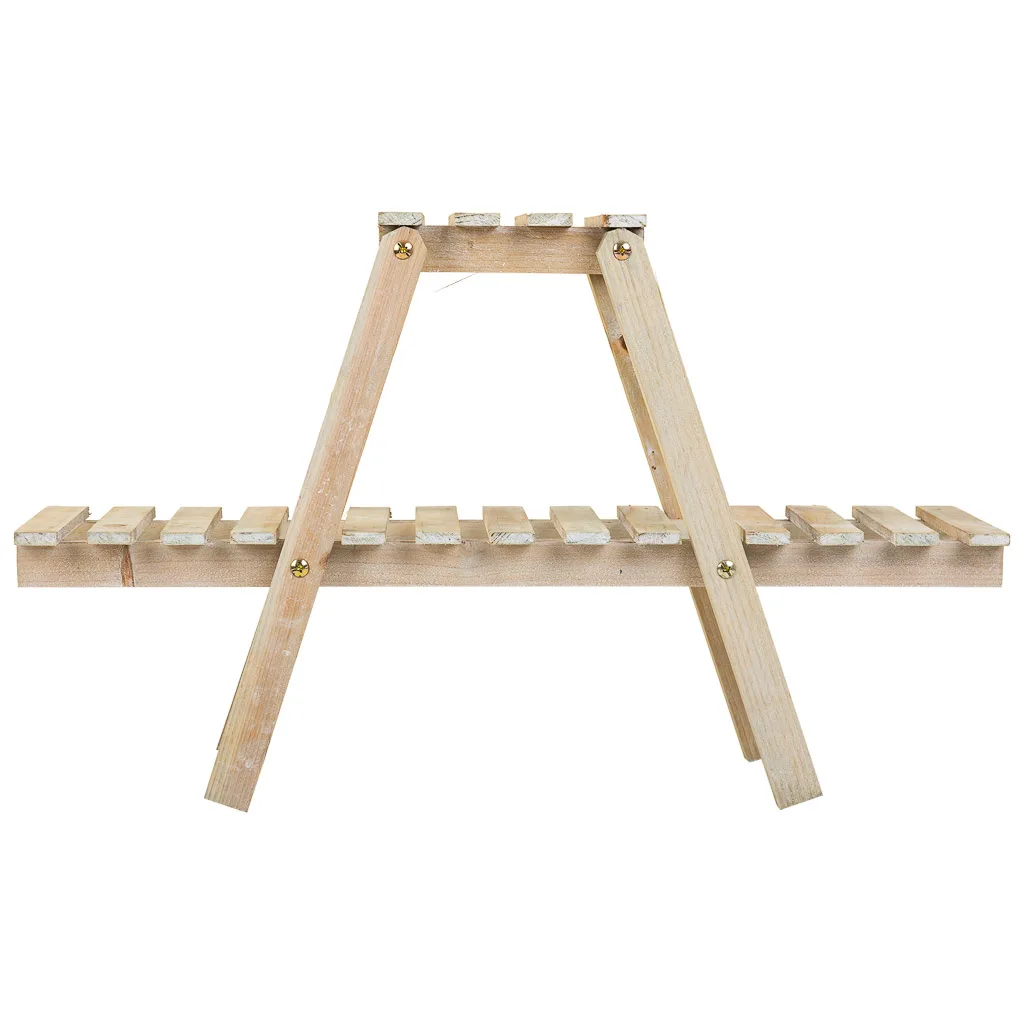 Estantería con baldas de madera marrón — Foto 2