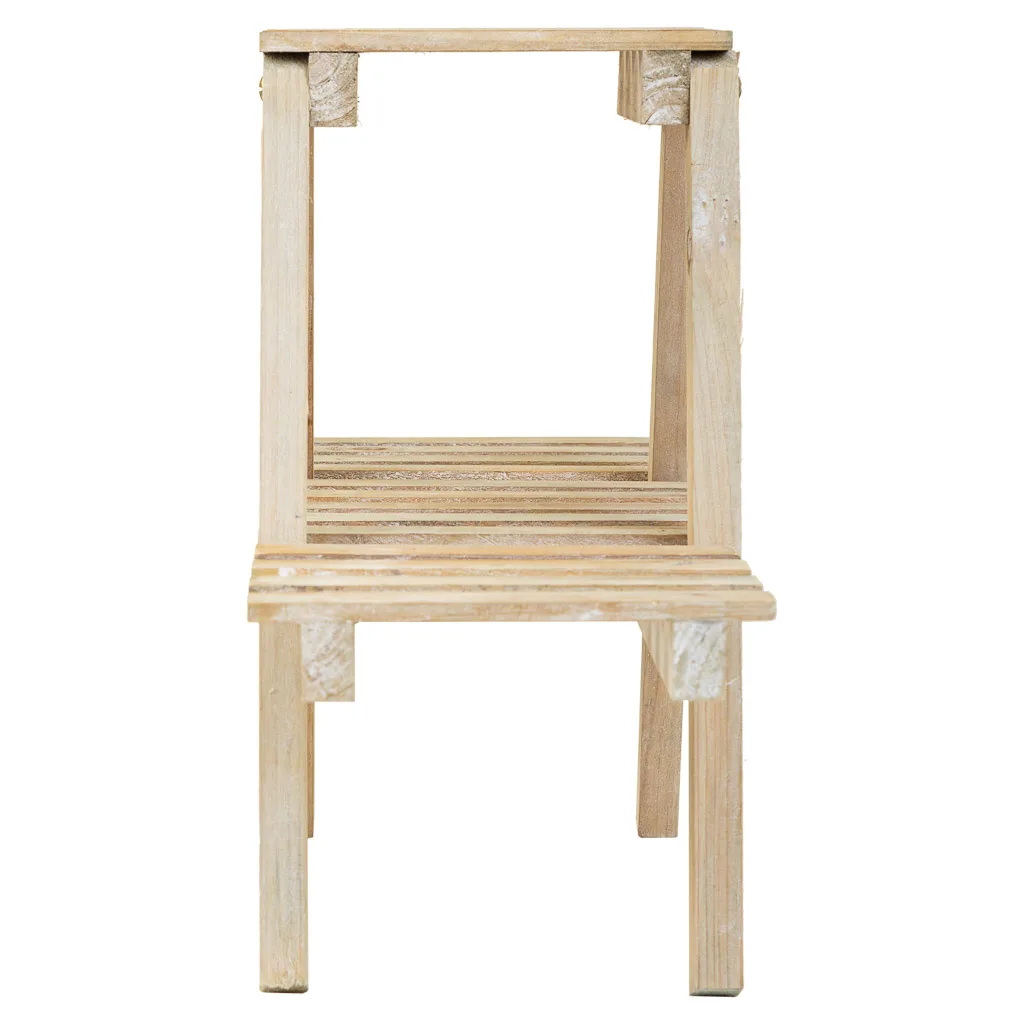 Estantería con baldas de madera marrón — Foto 3