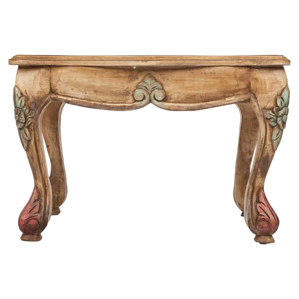 Handmade wood coffee table – brown — Photo 2