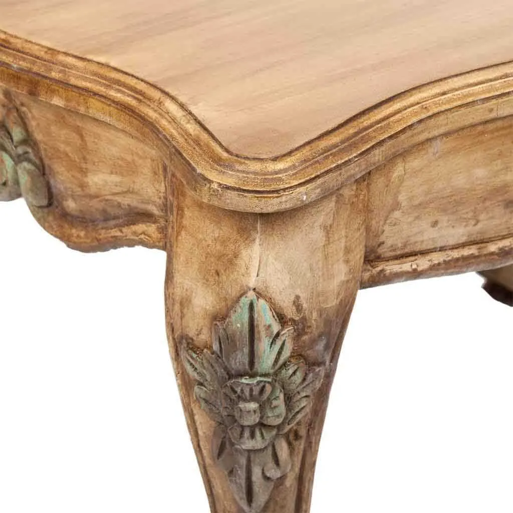 Handmade wood coffee table – brown — Photo 3