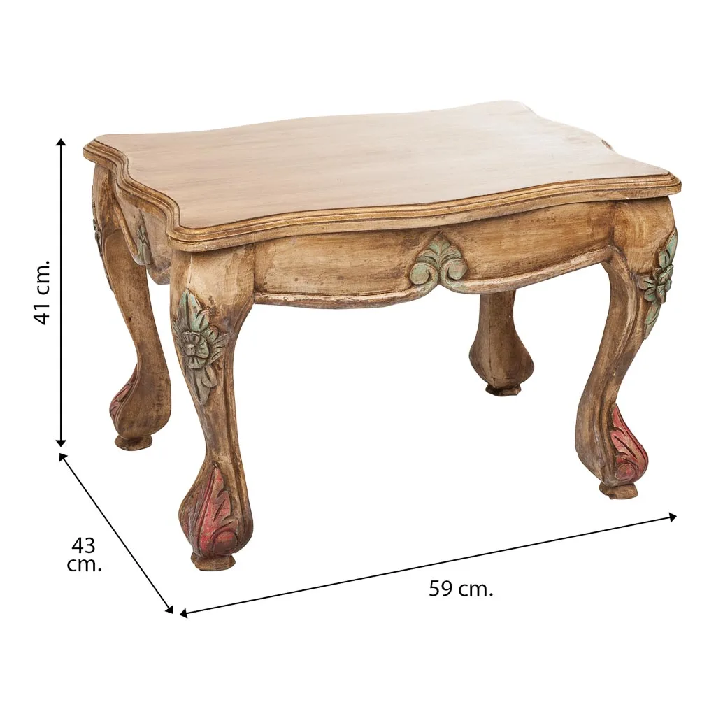 Handmade wood coffee table – brown — Photo 4