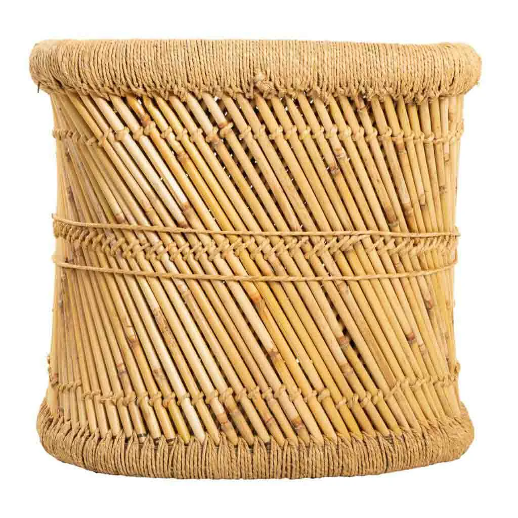 Bamboo side table – brown — Photo 3