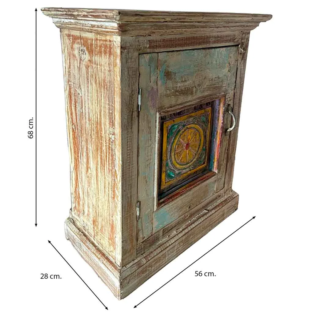 Handmade wood small table – brown — Photo 3