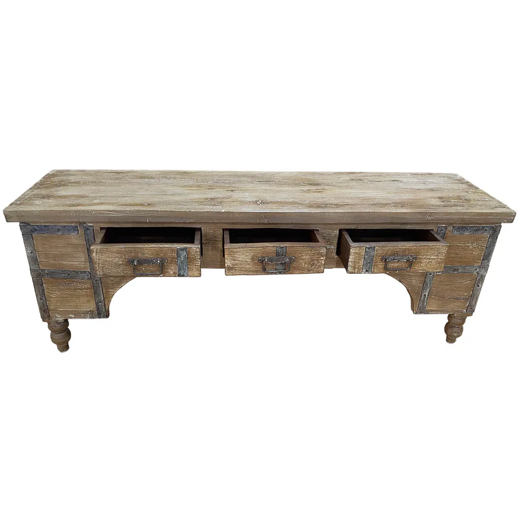 Handmade wood low cabinet — Photo 3