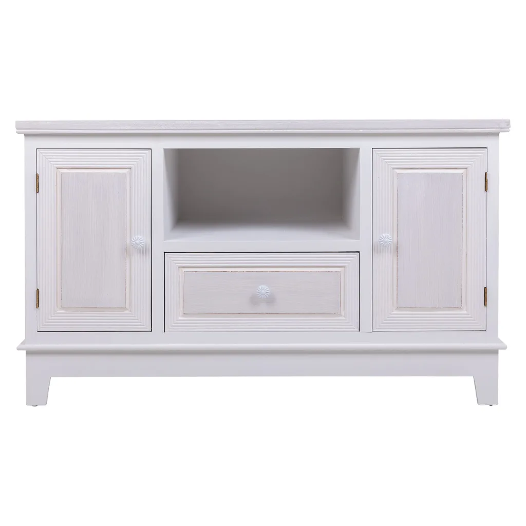 Wood low cabinet – white — Photo 4