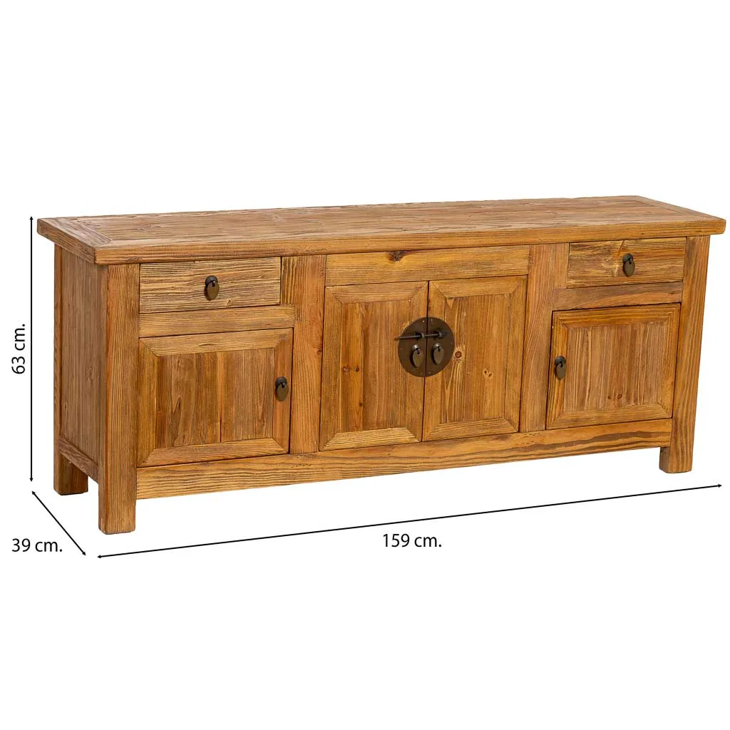 Mueble bajo de madera marrón — Foto 3
