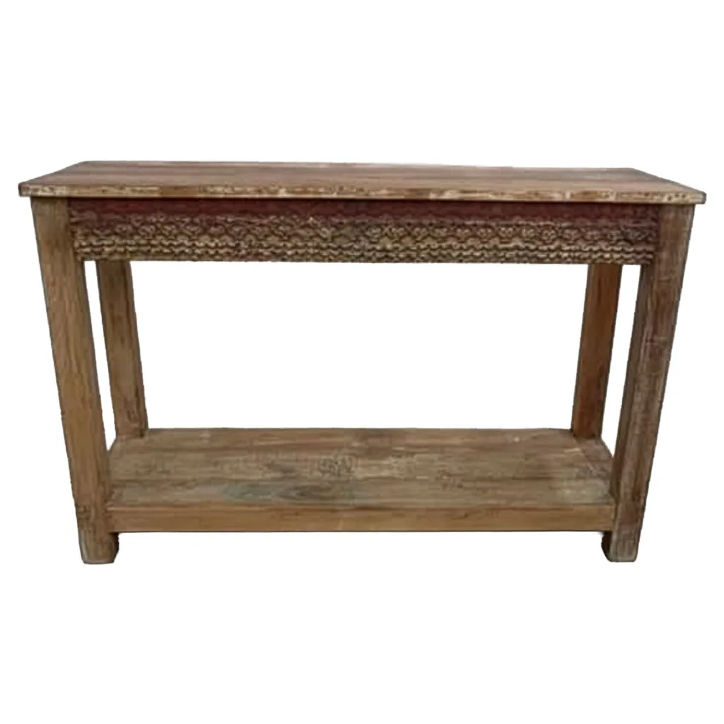 Recibidor artesanal de madera marrón — Foto 2