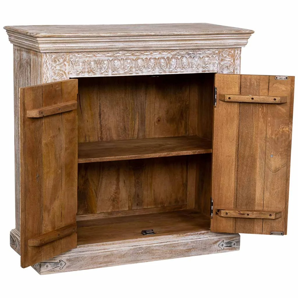 Halwandtafel van hout wit — Foto 3