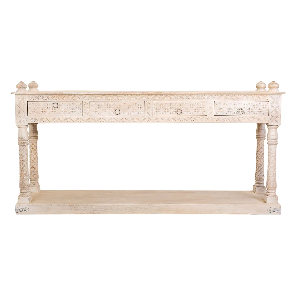 Handmade wood hallway console — Photo 2