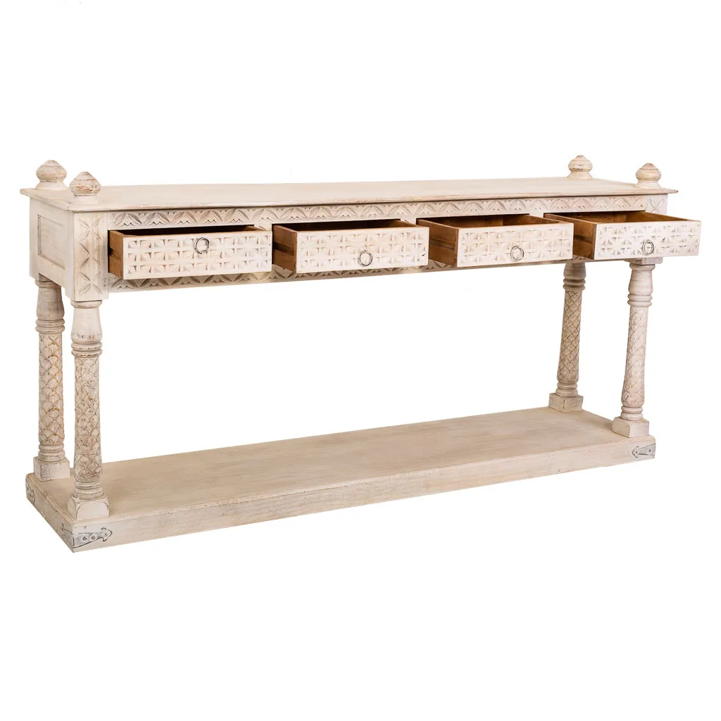 Handmade wood hallway console — Photo 3