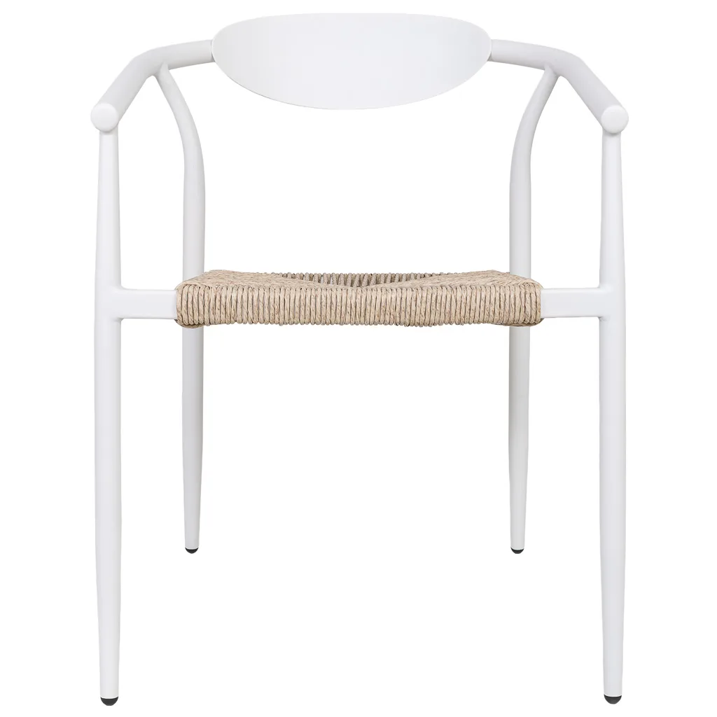 Aluminium rope chair – brown — Photo 2