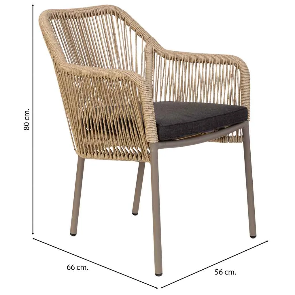 Chaise synthétique en rotin — Photo 3