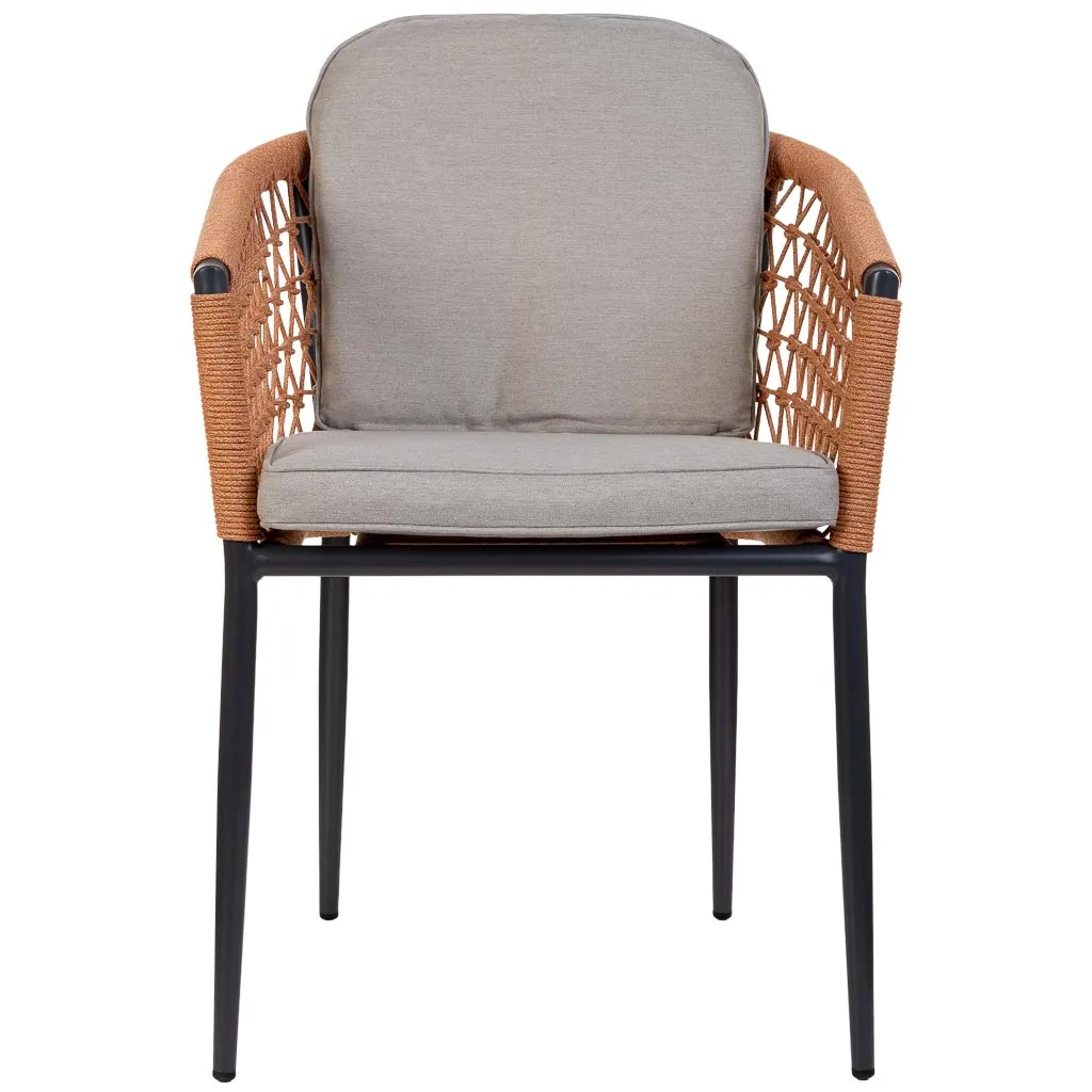 Silla de cuerda beige — Foto 3