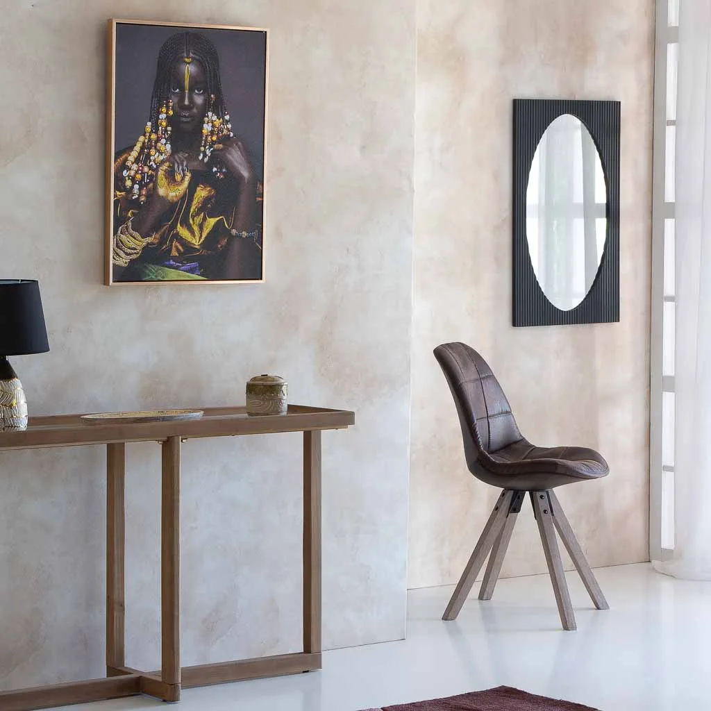Upholstered chair – brown — Photo 2