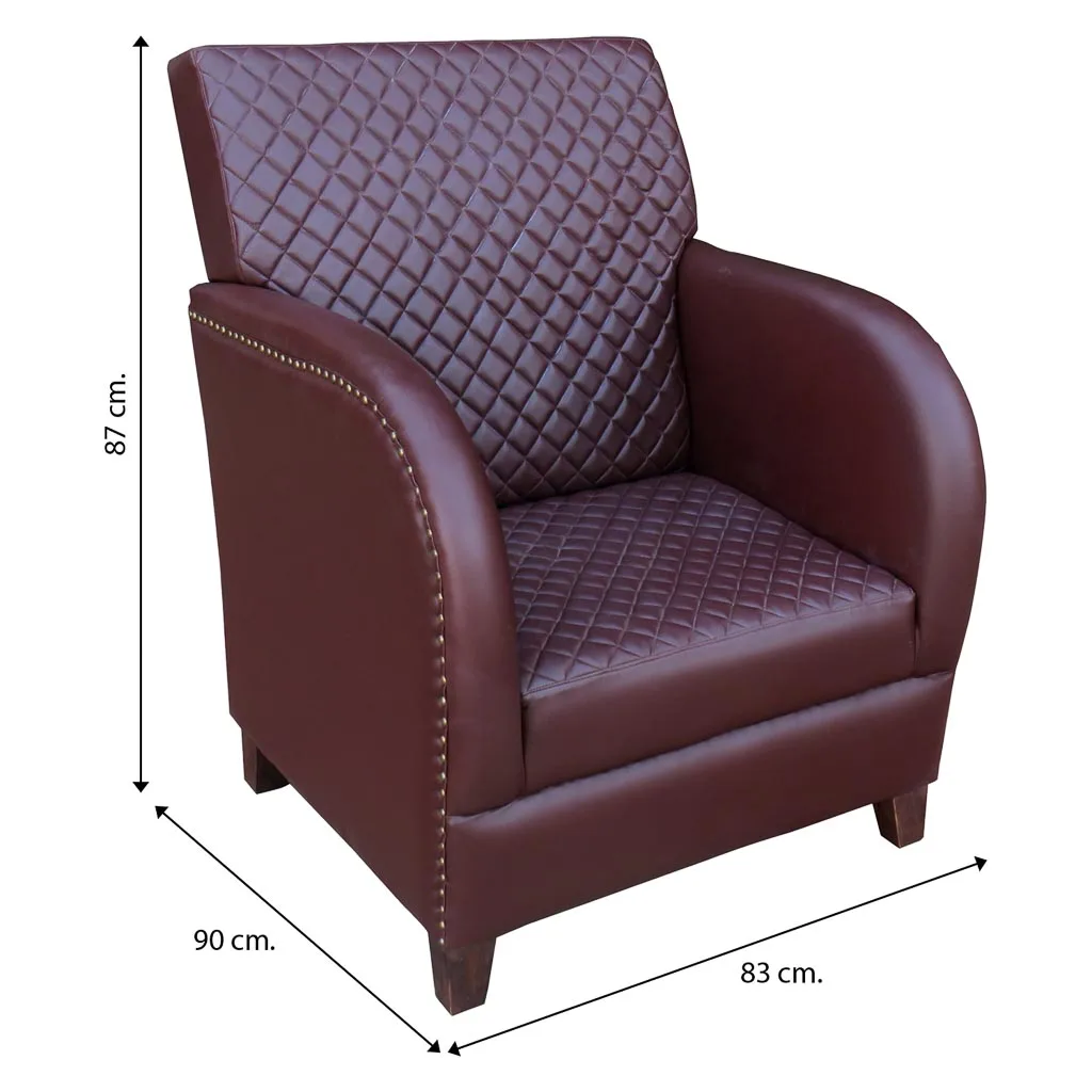 Fauteuil van kunstleer — Foto 4