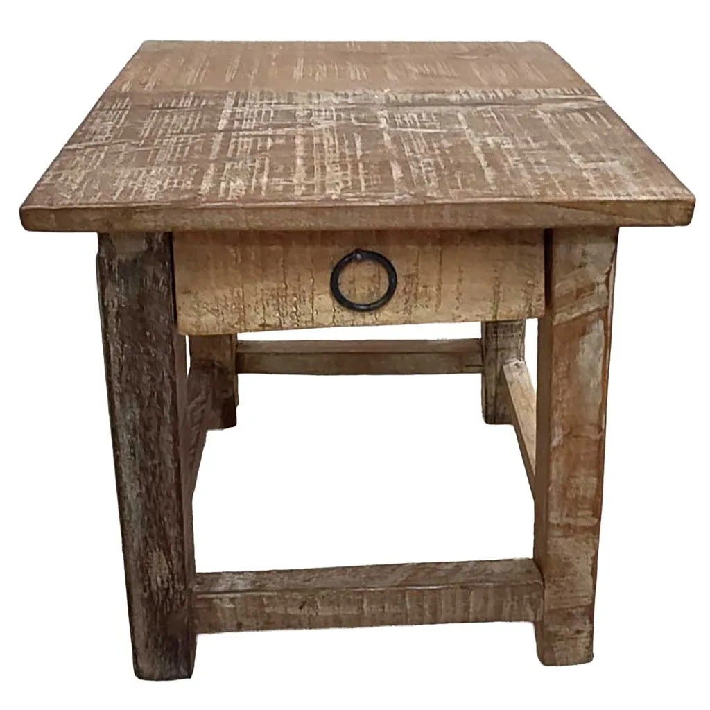 Handmade wood stool with drawer — Photo 2