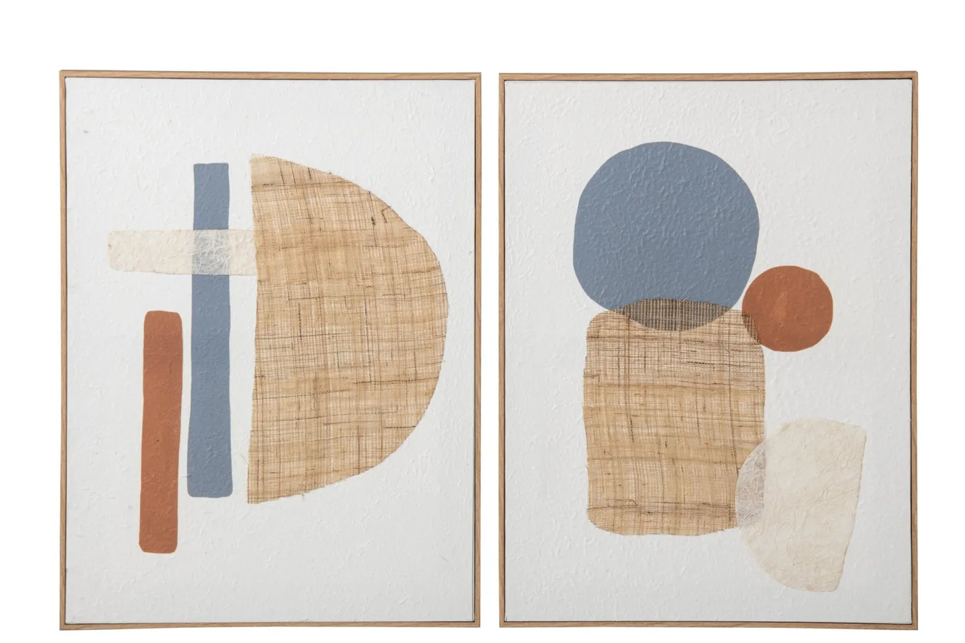 Canvaskunstwerken kleurrijke vormen (2 modellen)