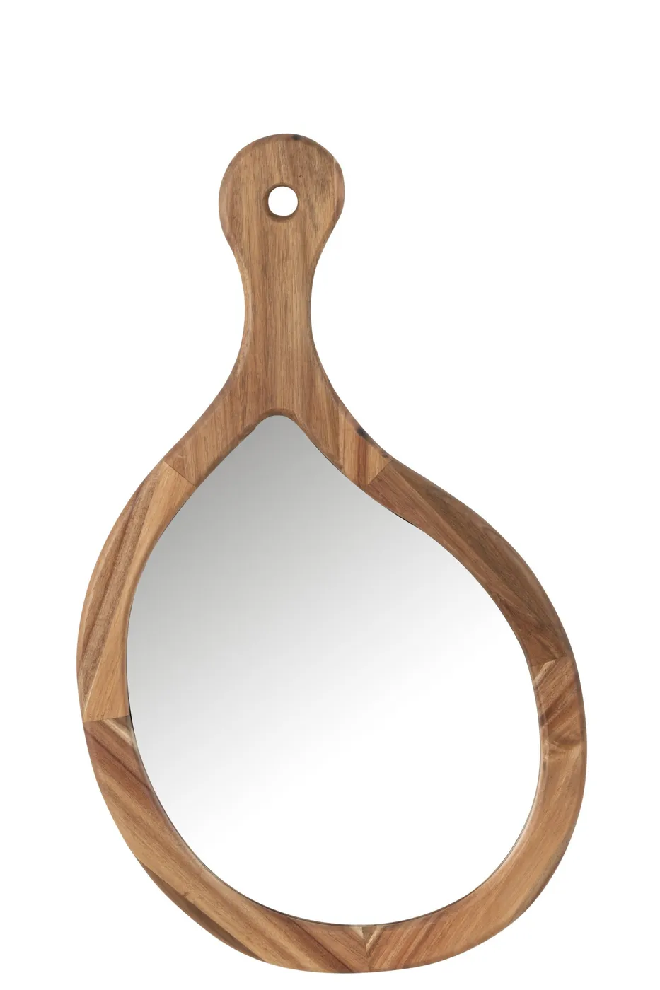 Espejo Palette de madera y vidrio natural