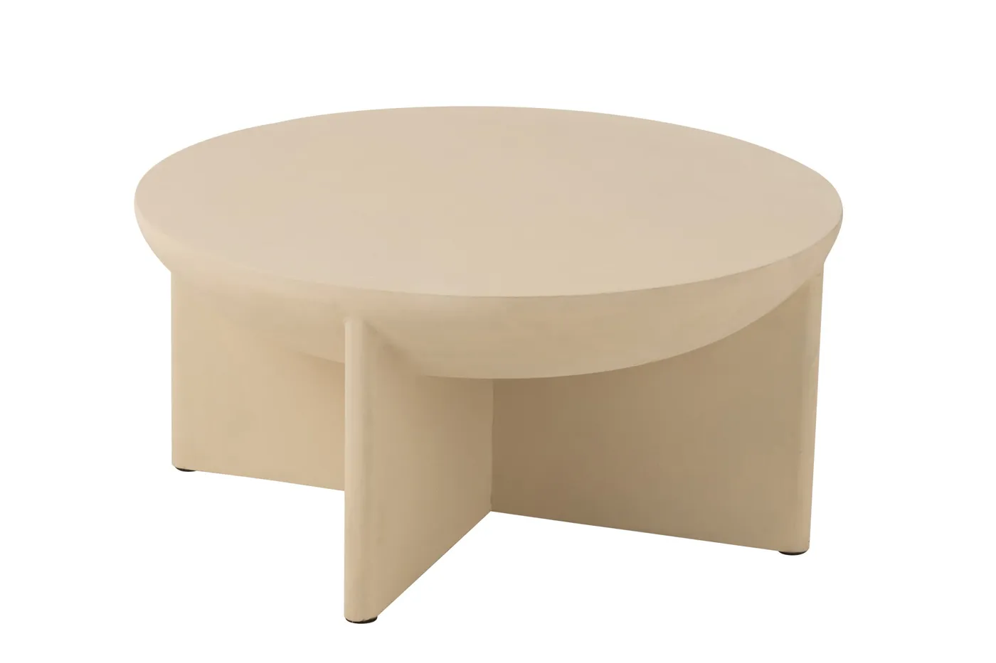 Mesa de centro Halfy de mango beige