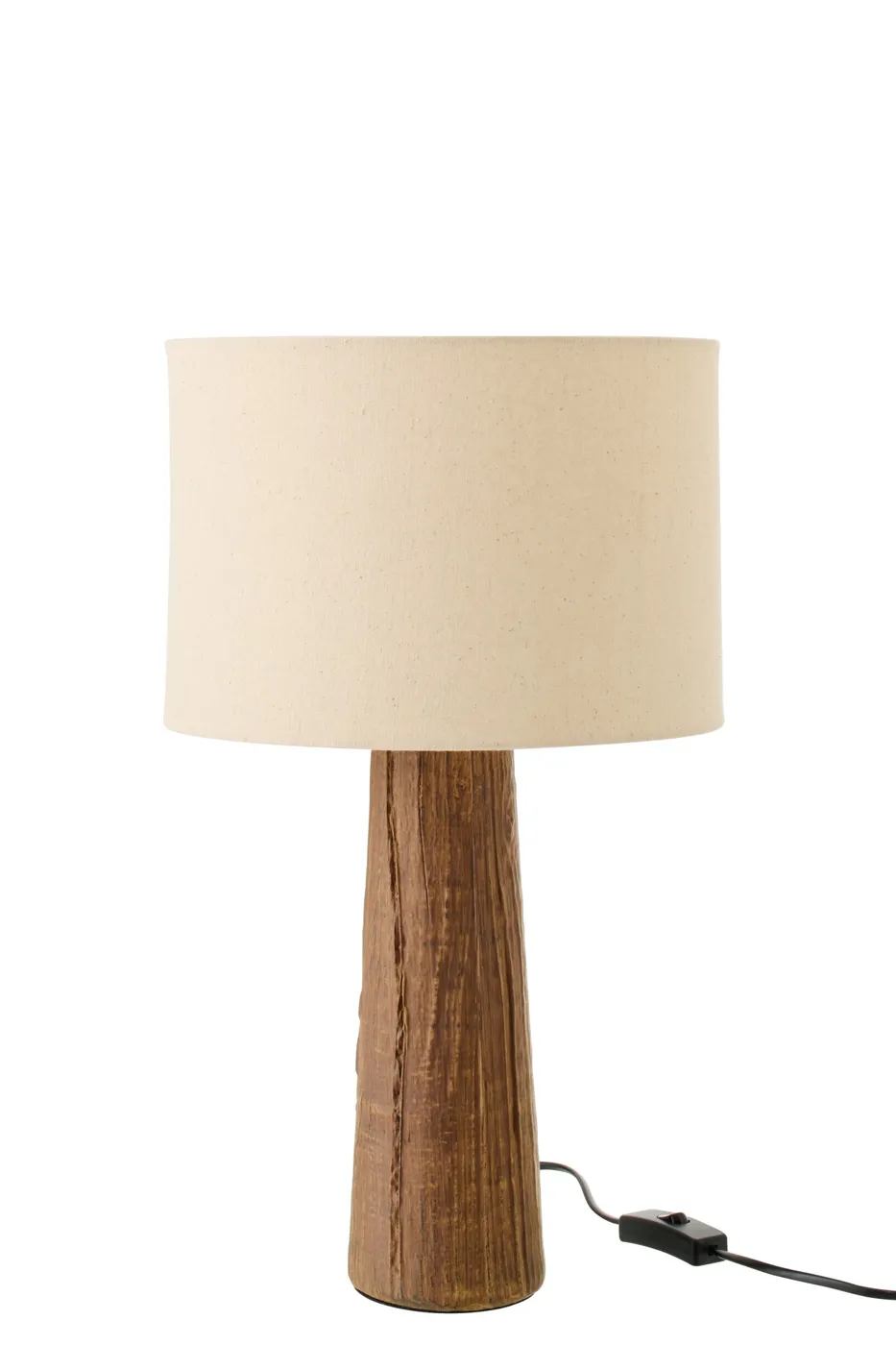 Tafellamp Melina donker hout – klein