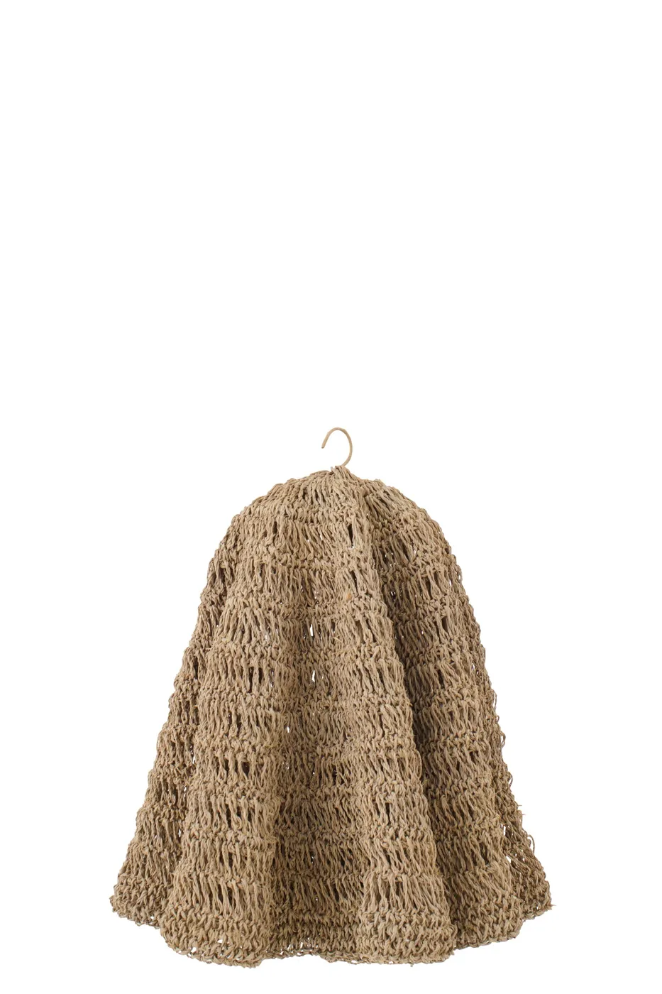 Natural leaf woven lampshade